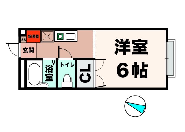 神戸市須磨区多井畑東町の賃貸物件間取画像