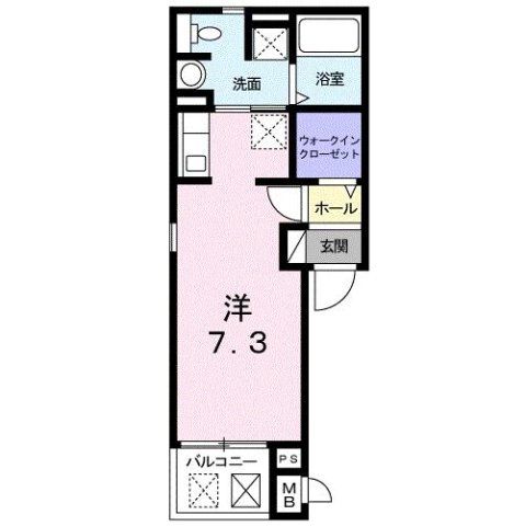 神戸市東灘区本山中町の賃貸物件間取画像