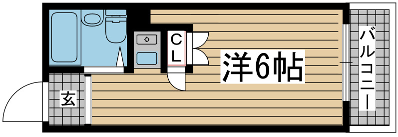 ネオダイキョー三宮 206|神戸市中央区琴ノ緒町(JR東海道本線(近畿)三ノ宮駅)のマンション間取 ネオダイキョー三宮 206|神戸市中央区琴ノ緒町(JR東海道本線(近畿)三ノ宮駅)のマンション間取
