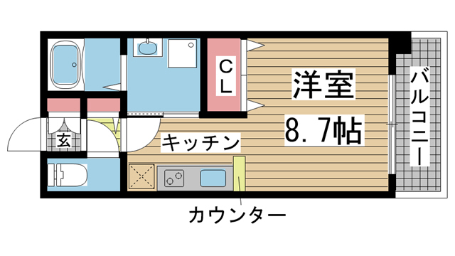 大栄・モンテマーレ北野 303|神戸市中央区生田町(JR東海道本線(近畿)三ノ宮駅)のマンション間取 大栄・モンテマーレ北野 303|神戸市中央区生田町(JR東海道本線(近畿)三ノ宮駅)のマンション間取