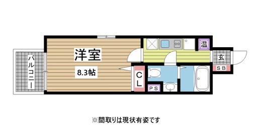 アドバンス三宮Ⅳルシール 1404|神戸市中央区御幸通(JR東海道本線(近畿)三ノ宮駅)のマンション間取 アドバンス三宮Ⅳルシール 1404|神戸市中央区御幸通(JR東海道本線(近畿)三ノ宮駅)のマンション間取