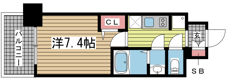 エスライズ神戸三宮山手通弐番館 1503|神戸市中央区国香通(JR東海道本線(近畿)三ノ宮駅)のマンション間取 エスライズ神戸三宮山手通弐番館 1503|神戸市中央区国香通(JR東海道本線(近畿)三ノ宮駅)のマンション間取
