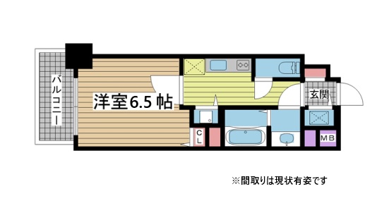 アドバンス三宮Ⅱライズ 202|神戸市中央区八雲通(阪急神戸線春日野道駅)のマンション間取 アドバンス三宮Ⅱライズ 202|神戸市中央区八雲通(阪急神戸線春日野道駅)のマンション間取