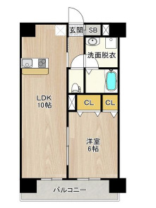 CITYSPIRE新神戸 409|神戸市中央区生田町(JR東海道本線(近畿)三ノ宮駅)のマンション間取 CITYSPIRE新神戸 409|神戸市中央区生田町(JR東海道本線(近畿)三ノ宮駅)のマンション間取