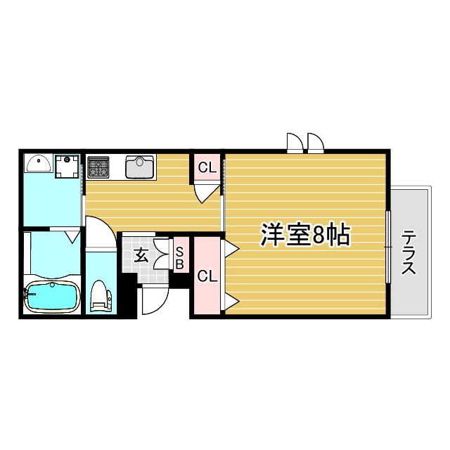 神戸市東灘区岡本の賃貸物件間取画像