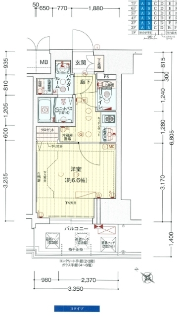 プレサンス神戸元町ミューズ 0502|神戸市中央区海岸通(神戸市営地下鉄海岸線みなと元町駅)のマンション間取 プレサンス神戸元町ミューズ 0502|神戸市中央区海岸通(神戸市営地下鉄海岸線みなと元町駅)のマンション間取