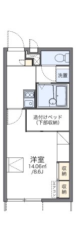 明石市大久保町大窪の賃貸物件間取画像