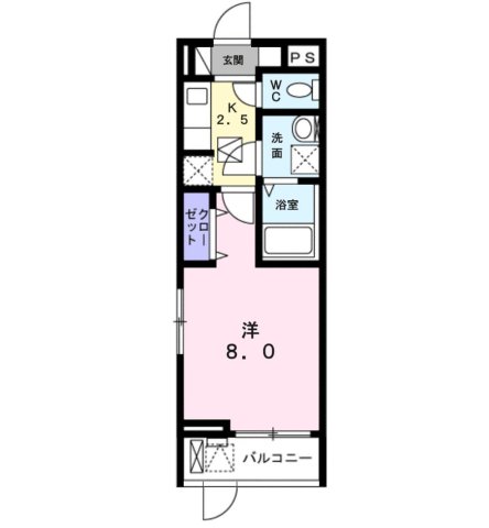 尼崎市三反田町の賃貸物件間取画像