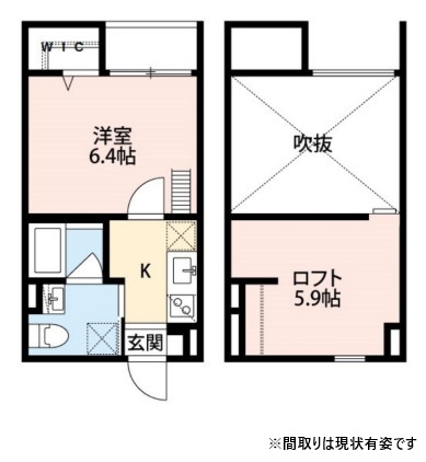 神戸市長田区野田町の賃貸物件間取画像