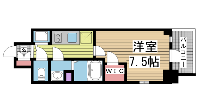 エスリード神戸ハーバーテラス 209|神戸市中央区中町通(JR東海道本線(近畿)神戸駅)のマンション間取 エスリード神戸ハーバーテラス 209|神戸市中央区中町通(JR東海道本線(近畿)神戸駅)のマンション間取