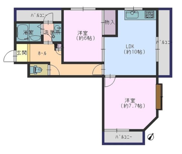 アルテ新神戸 103|神戸市中央区熊内町(神戸市営地下鉄線新神戸駅)のマンション間取 アルテ新神戸 103|神戸市中央区熊内町(神戸市営地下鉄線新神戸駅)のマンション間取