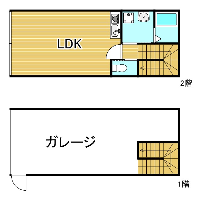 神戸市東灘区魚崎中町の賃貸物件間取画像