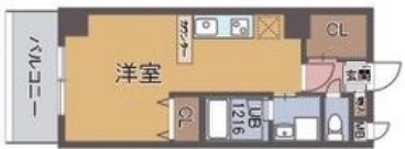 神戸市兵庫区駅南通の賃貸物件間取画像
