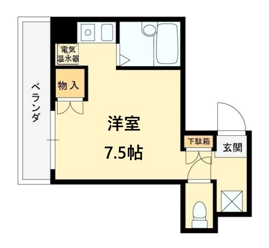 神戸市灘区篠原台の賃貸物件間取画像