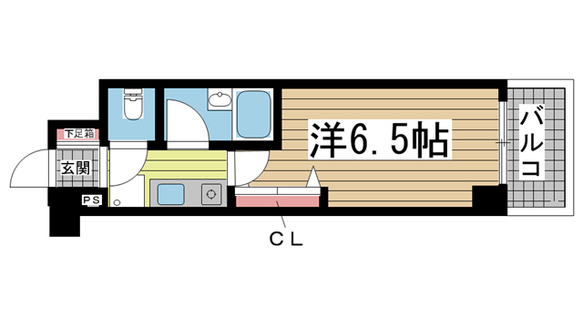 神戸市中央区磯辺通の賃貸物件間取画像