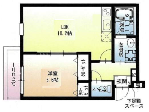 フジパレス兵庫須佐野Ⅱ番館 302|神戸市兵庫区須佐野通(JR山陽本線兵庫駅)のアパート間取 フジパレス兵庫須佐野Ⅱ番館 302|神戸市兵庫区須佐野通(JR山陽本線兵庫駅)のアパート間取