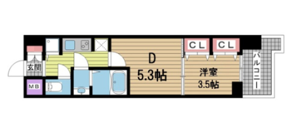 ラヴ神戸三宮 1504|神戸市中央区浜辺通(JR東海道本線(近畿)三ノ宮駅)のマンション間取 ラヴ神戸三宮 1504|神戸市中央区浜辺通(JR東海道本線(近畿)三ノ宮駅)のマンション間取