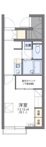 明石市大久保町江井島の賃貸物件間取画像