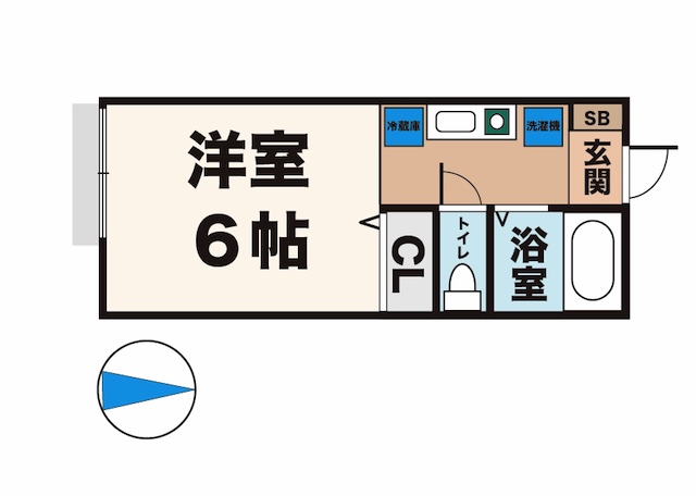 キャンパス本多聞 102|神戸市垂水区本多聞(神戸市営地下鉄線学園都市駅)のアパート間取 キャンパス本多聞 102|神戸市垂水区本多聞(神戸市営地下鉄線学園都市駅)のアパート間取