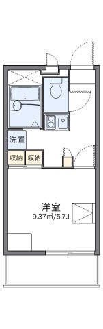 尼崎市田能の賃貸物件間取画像