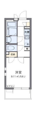 クレイノジャバ石井 301|神戸市兵庫区石井町(神戸電鉄有馬線湊川駅)のマンション間取 クレイノジャバ石井 301|神戸市兵庫区石井町(神戸電鉄有馬線湊川駅)のマンション間取