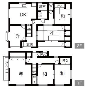 神戸市東灘区住吉宮町の賃貸物件間取画像