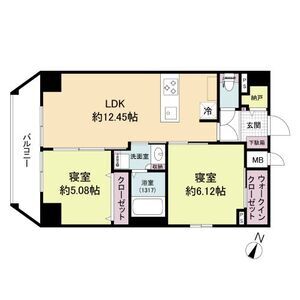 神戸市灘区桜口町の賃貸物件間取画像