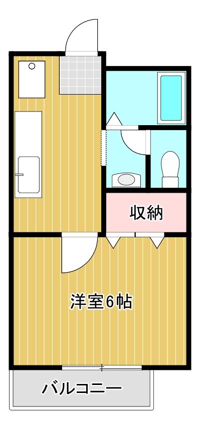 西宮市青木町の賃貸物件間取画像