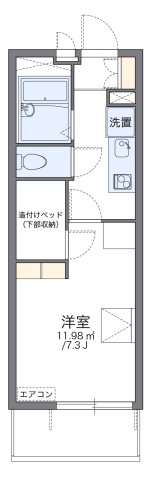 西宮市山口町金仙寺の賃貸物件間取画像