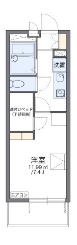 西宮市鳴尾町の賃貸物件間取画像