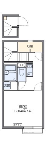 明石市魚住町金ケ崎の賃貸物件間取画像