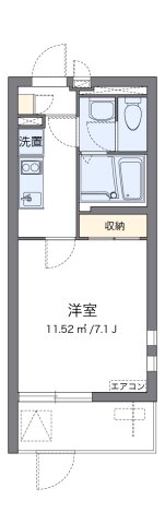 尼崎市浜の賃貸物件間取画像