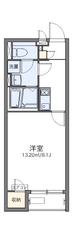 三木市志染町中自由が丘の賃貸物件間取画像