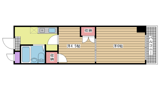 神戸市垂水区城が山の賃貸物件間取画像
