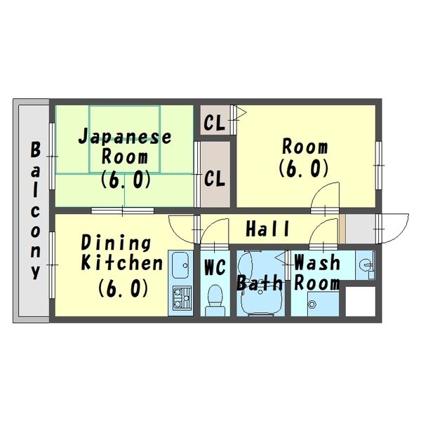 神戸市須磨区車の賃貸物件間取画像