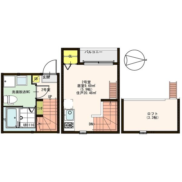 ハーモニーテラス瑞穂通 102|神戸市垂水区瑞穂通(JR山陽本線垂水駅)のアパート間取 ハーモニーテラス瑞穂通 102|神戸市垂水区瑞穂通(JR山陽本線垂水駅)のアパート間取