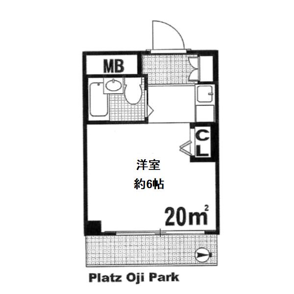 プラッツ王子公園 202|神戸市中央区坂口通(JR東海道本線(近畿)灘駅)のマンション間取 プラッツ王子公園 202|神戸市中央区坂口通(JR東海道本線(近畿)灘駅)のマンション間取