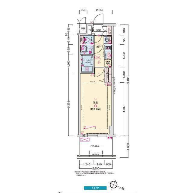 プレサンス神戸セレスティア 0906|神戸市兵庫区西多聞通(神戸高速線高速神戸駅)のマンション間取 プレサンス神戸セレスティア 0906|神戸市兵庫区西多聞通(神戸高速線高速神戸駅)のマンション間取