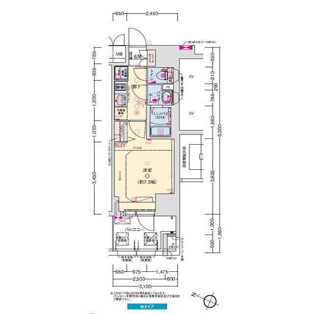 プレサンス神戸セレスティア 0223|神戸市兵庫区西多聞通(神戸高速線高速神戸駅)のマンション間取 プレサンス神戸セレスティア 0223|神戸市兵庫区西多聞通(神戸高速線高速神戸駅)のマンション間取