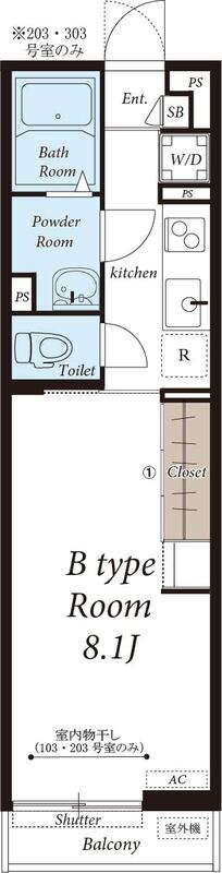 リブリ・スカイブルー サン 103|神戸市兵庫区駅南通(JR山陽本線兵庫駅)のマンション間取 リブリ・スカイブルー サン 103|神戸市兵庫区駅南通(JR山陽本線兵庫駅)のマンション間取