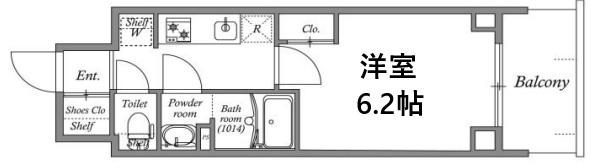 GENOVIA神戸湊川公園 413|神戸市兵庫区福原町(神戸市営地下鉄線湊川公園駅)のマンション間取 GENOVIA神戸湊川公園 413|神戸市兵庫区福原町(神戸市営地下鉄線湊川公園駅)のマンション間取