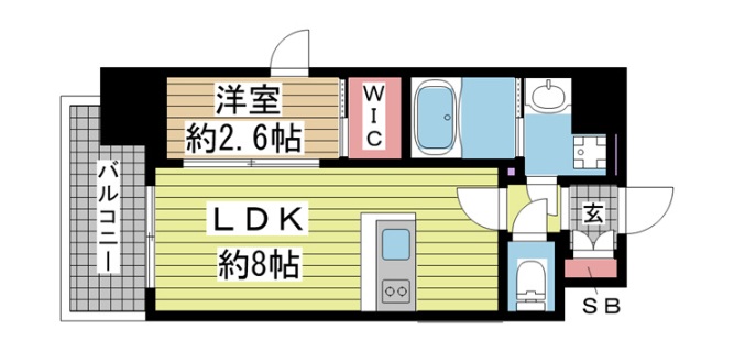 LiveCasa王子公園 301|神戸市灘区倉石通(JR東海道本線(近畿)摩耶駅)のマンション間取 LiveCasa王子公園 301|神戸市灘区倉石通(JR東海道本線(近畿)摩耶駅)のマンション間取