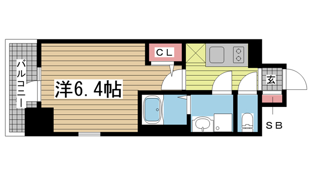 エスリードレジデンス神戸兵庫駅前 1507|神戸市兵庫区駅前通(JR山陽本線兵庫駅)のマンション間取 エスリードレジデンス神戸兵庫駅前 1507|神戸市兵庫区駅前通(JR山陽本線兵庫駅)のマンション間取