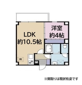 神戸市灘区篠原本町の賃貸物件間取画像