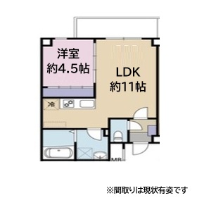 神戸市灘区篠原本町の賃貸物件間取画像