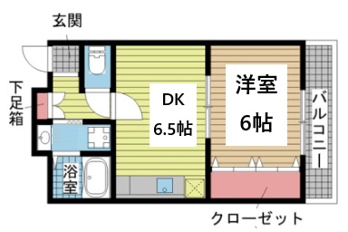 ルミナスコート 503|神戸市兵庫区西上橘通(JR東海道本線(近畿)神戸駅)のマンション間取 ルミナスコート 503|神戸市兵庫区西上橘通(JR東海道本線(近畿)神戸駅)のマンション間取