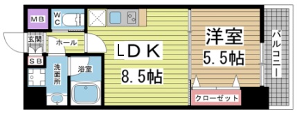 プレジオ神戸WEST 305|神戸市兵庫区三川口町(JR山陽本線兵庫駅)のマンション間取 プレジオ神戸WEST 305|神戸市兵庫区三川口町(JR山陽本線兵庫駅)のマンション間取