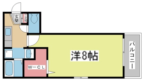 ADO MAISON 101|神戸市兵庫区石井町(神戸市営地下鉄線湊川公園駅)のマンション間取 ADO MAISON 101|神戸市兵庫区石井町(神戸市営地下鉄線湊川公園駅)のマンション間取