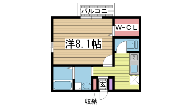 ADOMAISON 102|神戸市兵庫区石井町(神戸電鉄有馬線湊川駅)のマンション間取 ADOMAISON 102|神戸市兵庫区石井町(神戸電鉄有馬線湊川駅)のマンション間取