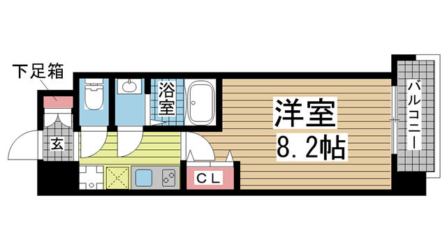 リヴィアス神戸SOLEIL 601|神戸市兵庫区西出町(JR東海道本線(近畿)神戸駅)のマンション間取 リヴィアス神戸SOLEIL 601|神戸市兵庫区西出町(JR東海道本線(近畿)神戸駅)のマンション間取